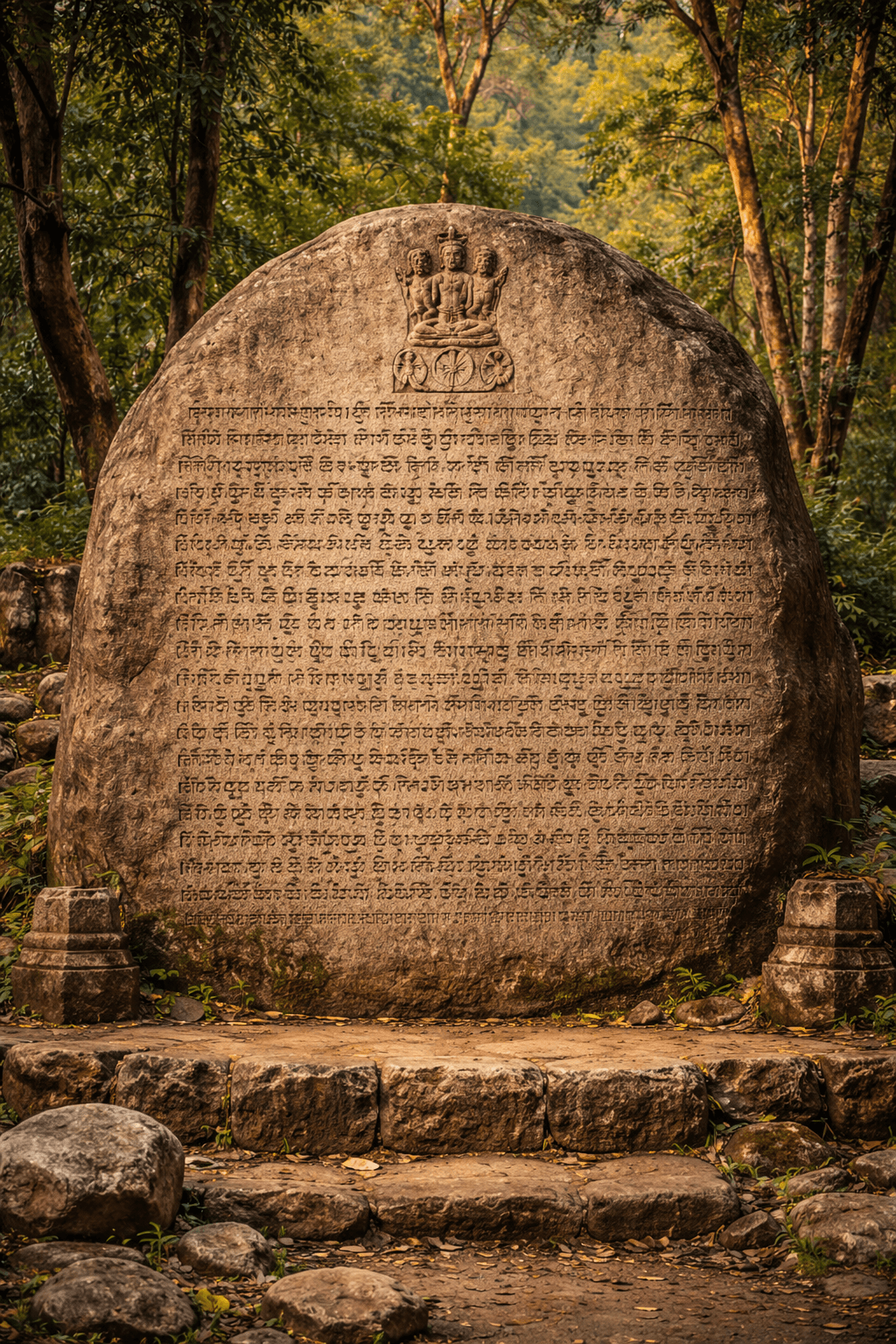 Ashokan inscription at Kalsi Uttarakhand