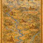 Kedarkhand Garhwal mythological map