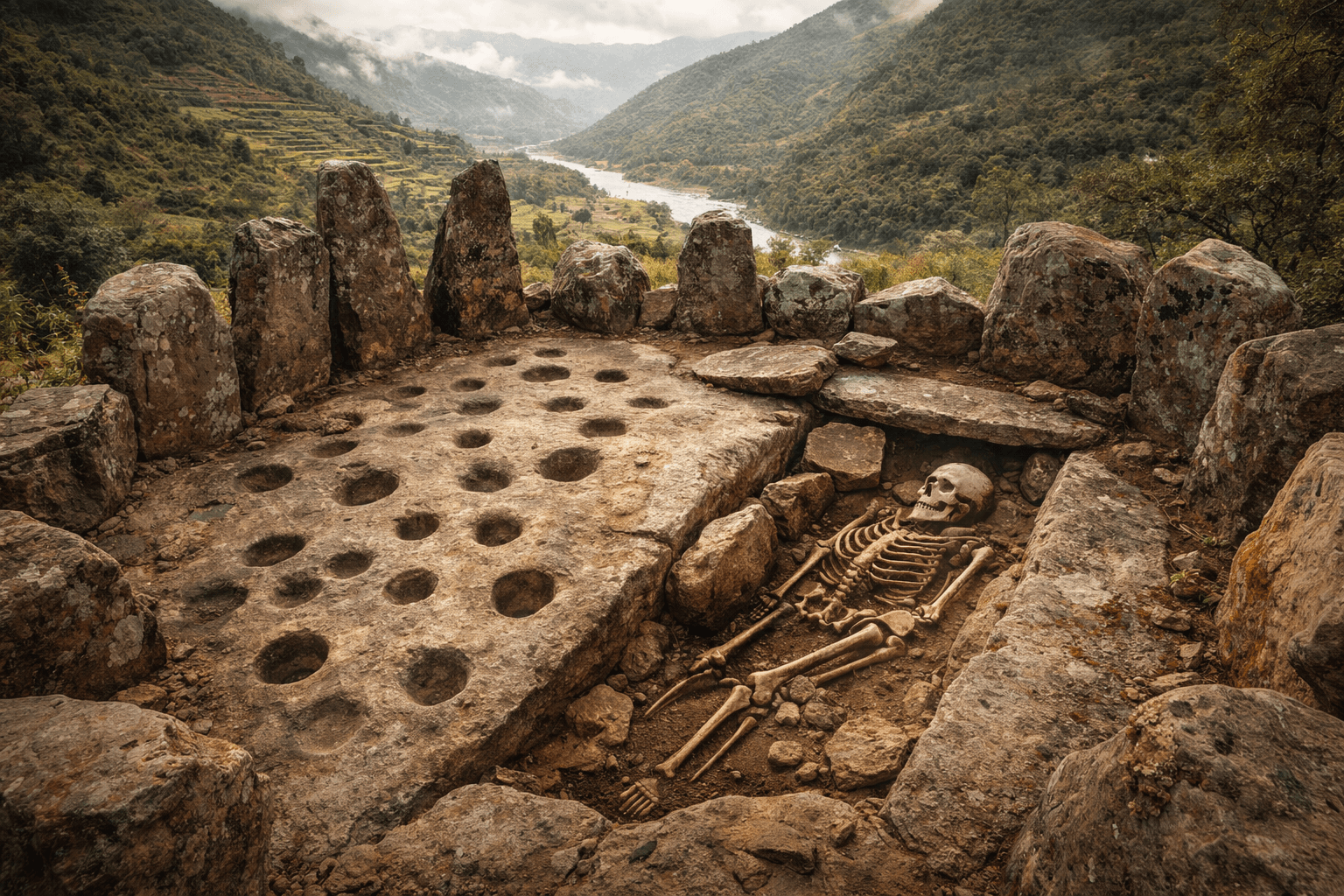Ramganga Valley Stone Age burial site