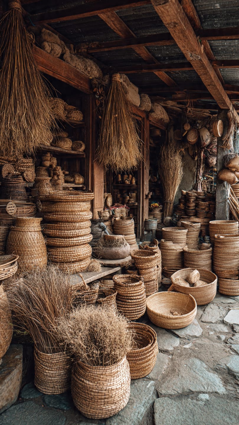 Wood, bamboo and ringal handicrafts of Uttarakhand used for domestic and agricultural purposes