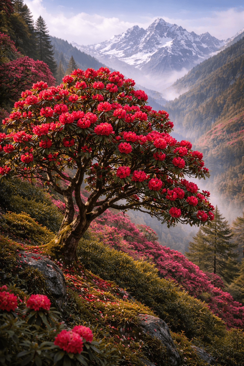 Buras tree in Uttarakhand