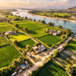 Fertile Gangetic plain of Haridwar Uttarakhand