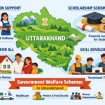 Uttarakhand welfare schemes infographic