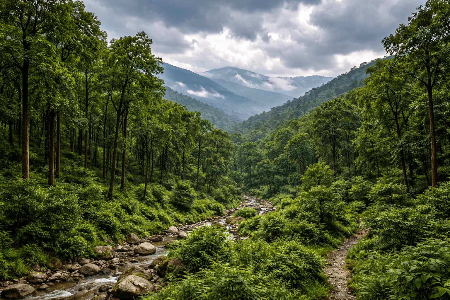 Shivalik hills forest Uttarakhand