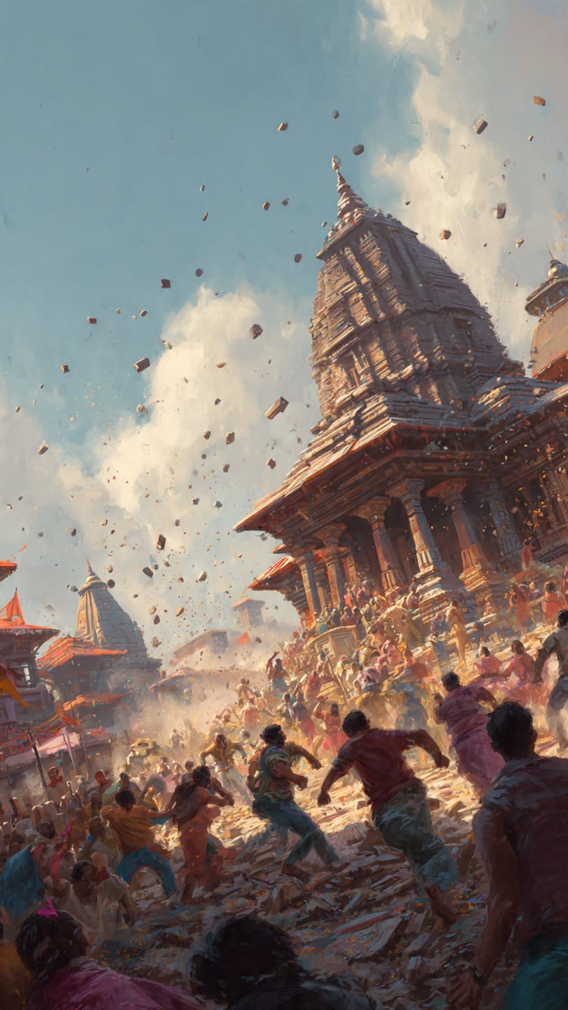 Bagwal fair Devidhura Uttarakhand stone festival