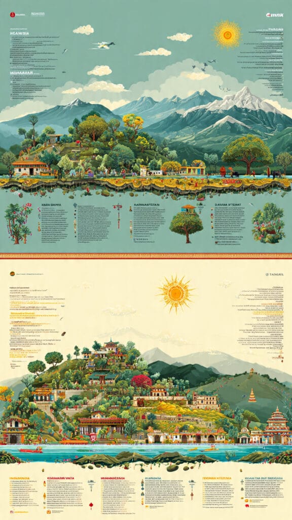 Comparison of cultural festivals in Kumaon and Garhwal regions of Uttarakhand