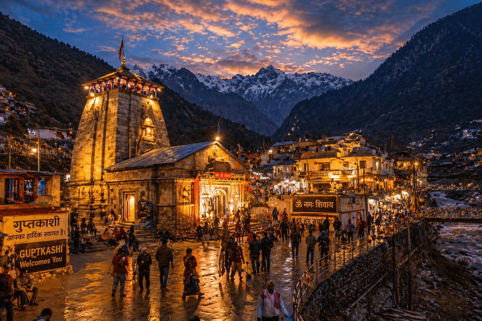Guptkashi Town Uttarakhand