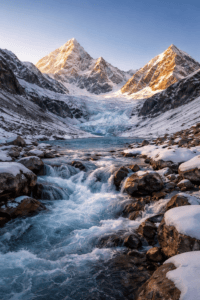 🌊 Sharda River Origin Glacier & Kali River System